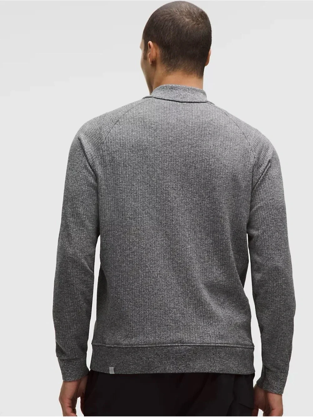 Lululemon Men's Engineered Warmth Half Zip Pullover - Gray - Size Medium